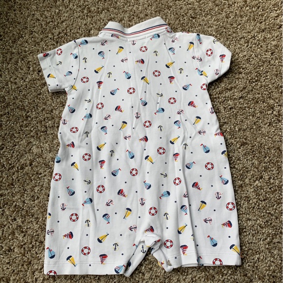 Kissy Kissy One Pieces Kissy Kissy Polo Onesie Nautical Themed